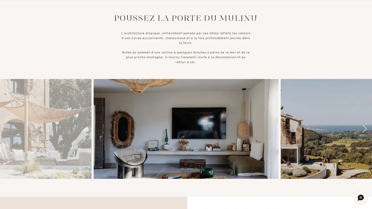 Aperçu du site U Mulinu Casanelli